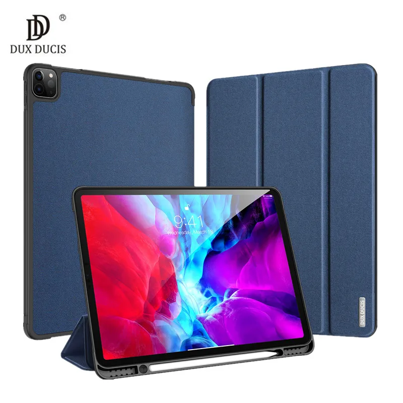 Для Apple iPad Pro 12 9 2018 A1895 A1983 Чехол класса люкс из искусственной кожи Смарт флип чехол