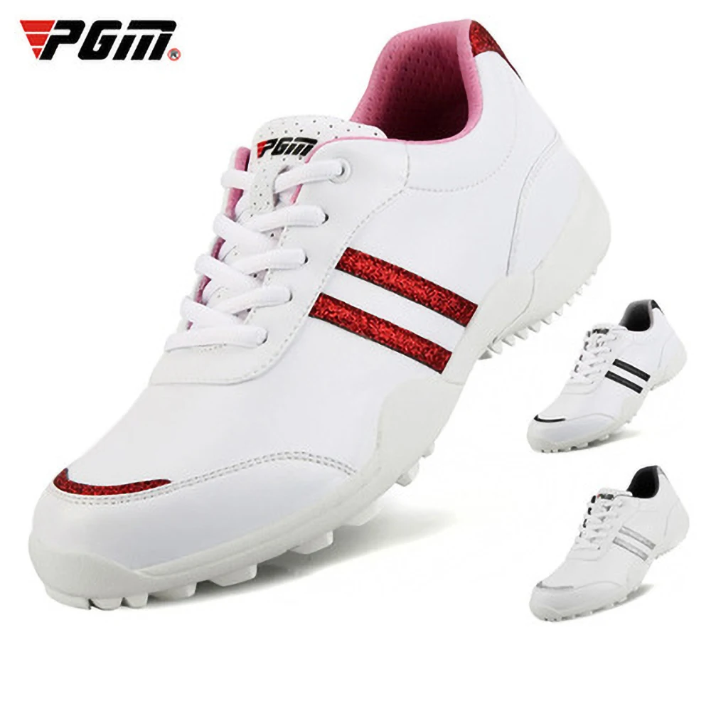 

PGM Women Golf Shoes Anti-slip Breathable Golfs Sneakers Ladies Super Fiber Waterproof Shoes Outdoor Sports Leisure Trainers