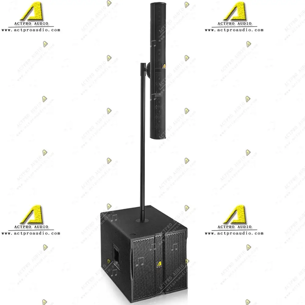 2 дюймовый автономный активный динамик 12 дюймов 15 18 сабвуфер линейная система