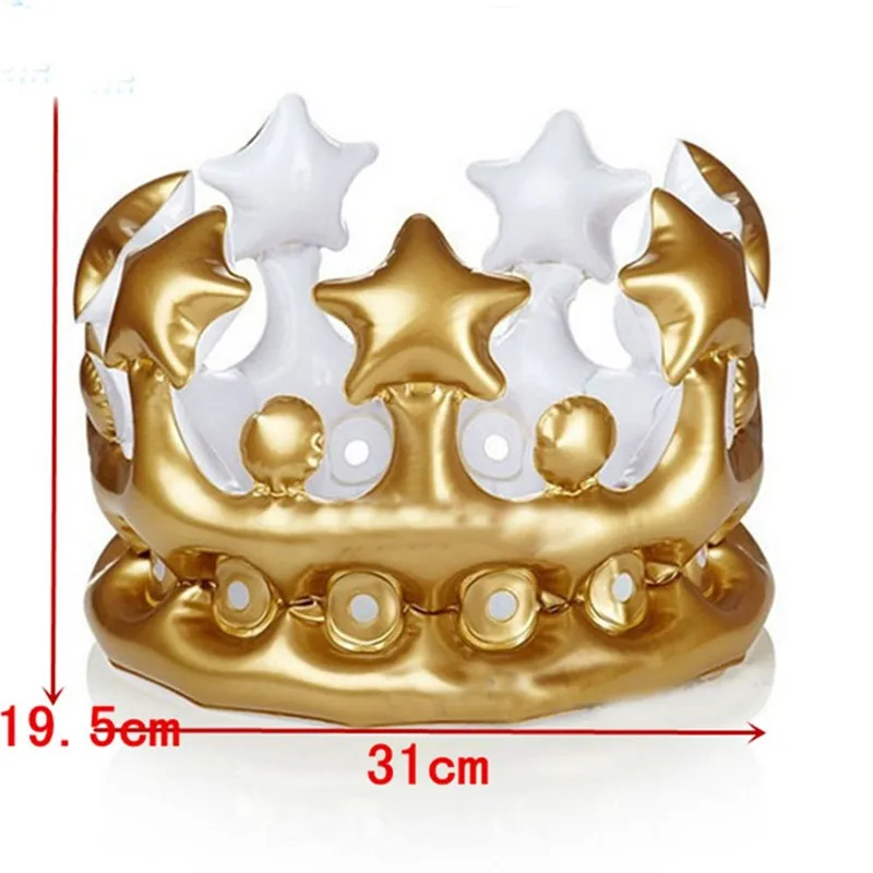 Костюм для косплея надувная Золотая Корона детский день рождения фотореквизит