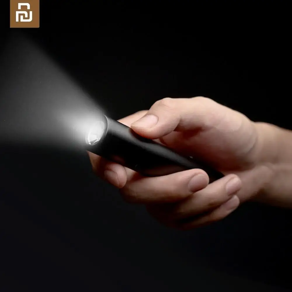 Новый металлический фонарик Youpin Extreme bee черный портативный легкий IPX7 из