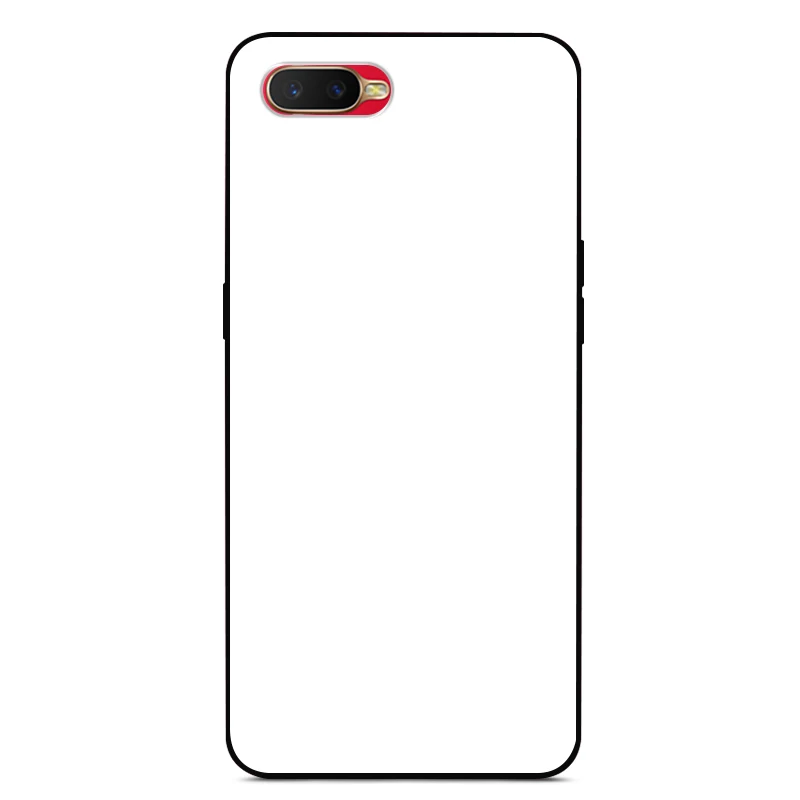 Чехол из закаленного стекла для OPPO RX17 Neo чехол силиконовый бампер жесткая стеклянная задняя крышка для OPPO RX17 Neo RX 17 Neo A1K AX7 Capas - Цвет: 1