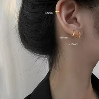 modern style 1 pair fashion elegant round design earrings for women friends hoops jewelry christmas thanksgiving gifts