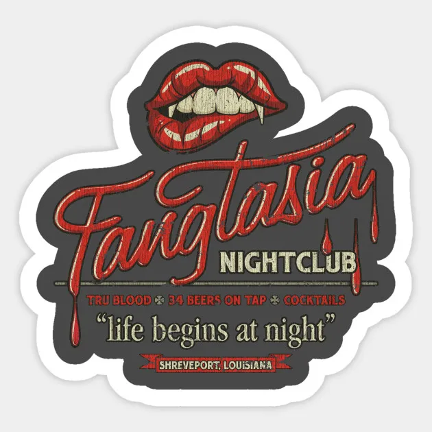 1 шт. Настоящая Кровь американская ТВ-шоу Водонепроницаемая наклейка для DIY