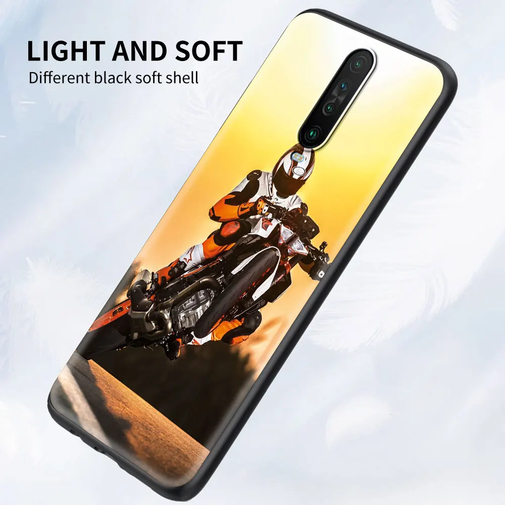 moto cross motorcycle sports silicone case coque for xiaomi redmi note 9s 9 8 pro 8t 8 8a 9a 9c 9i 7 7a k30 6a back cover funda free global shipping
