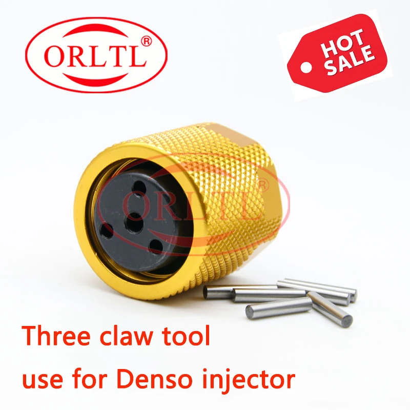 ORLTL Repair injector tools three pins wrench three pin spanner head tool for Denso Common rail diesel injector