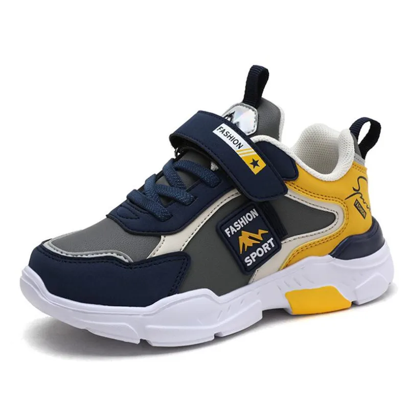 Кроссовки детские кожаные повседневная обувь для бега с воздушной подушкой