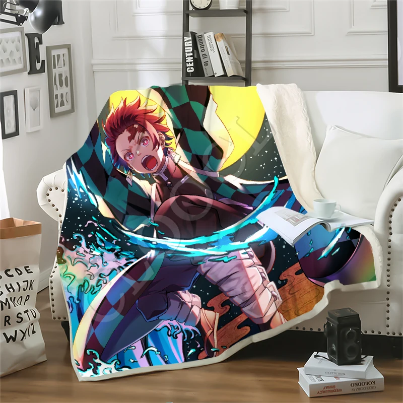 Одеяла с 3D принтом рассекающий демонов|Мужские футболки| |