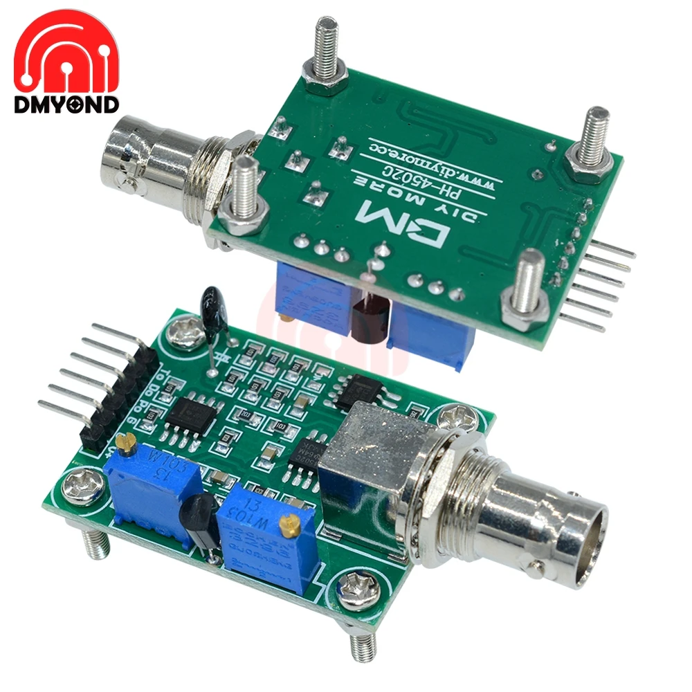 Модуль датчика регулятора измеритель с контролем и зондом BNC PH для аквариумов