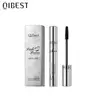 QIBEST Black Mascara Eyelashes Mascara 4D Silky Eyelashes Lengthening Eyelashes Makeup Waterproof Mascara Volume Eye Cosmetics 6