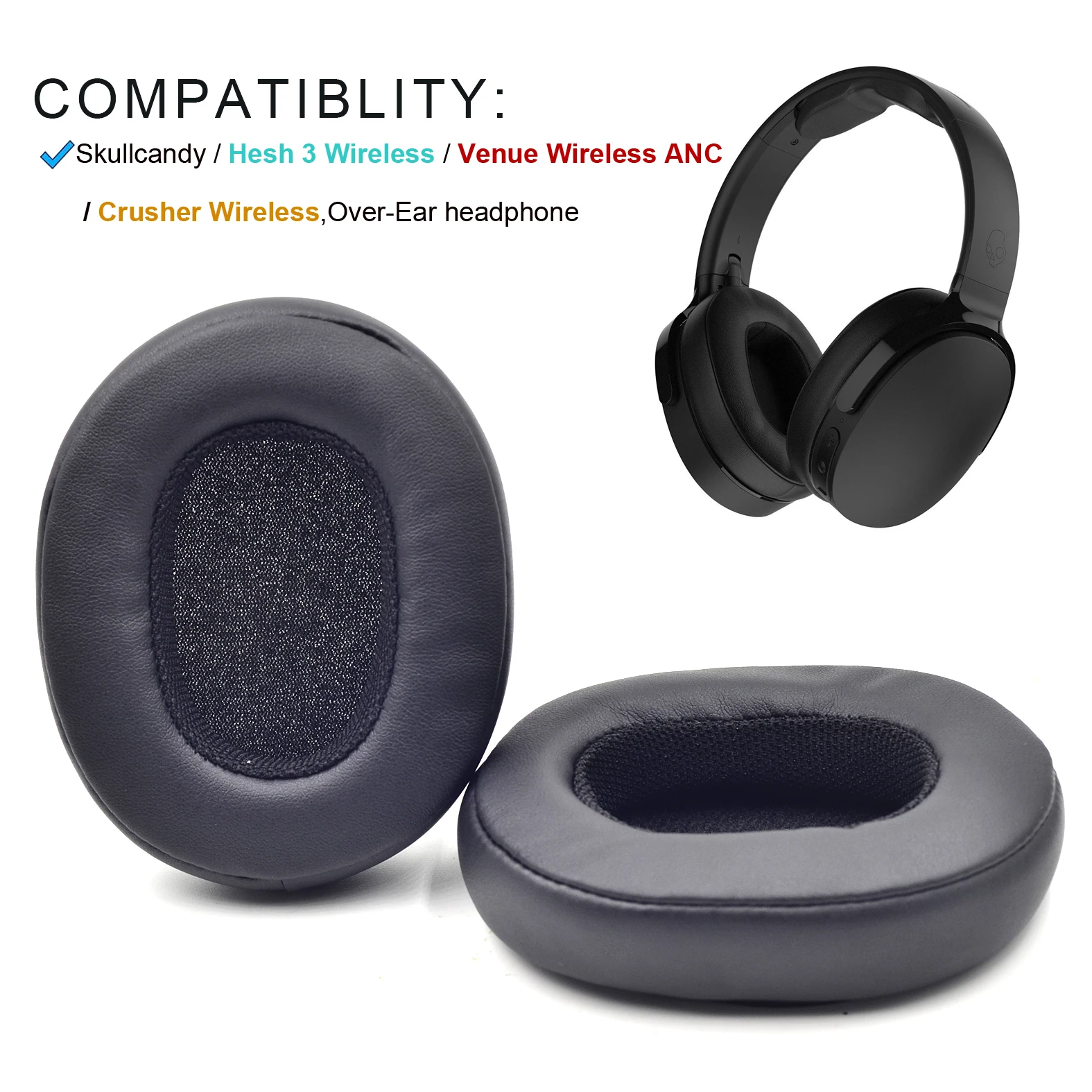 BGWORLD Replacement Ear pads Cushion 