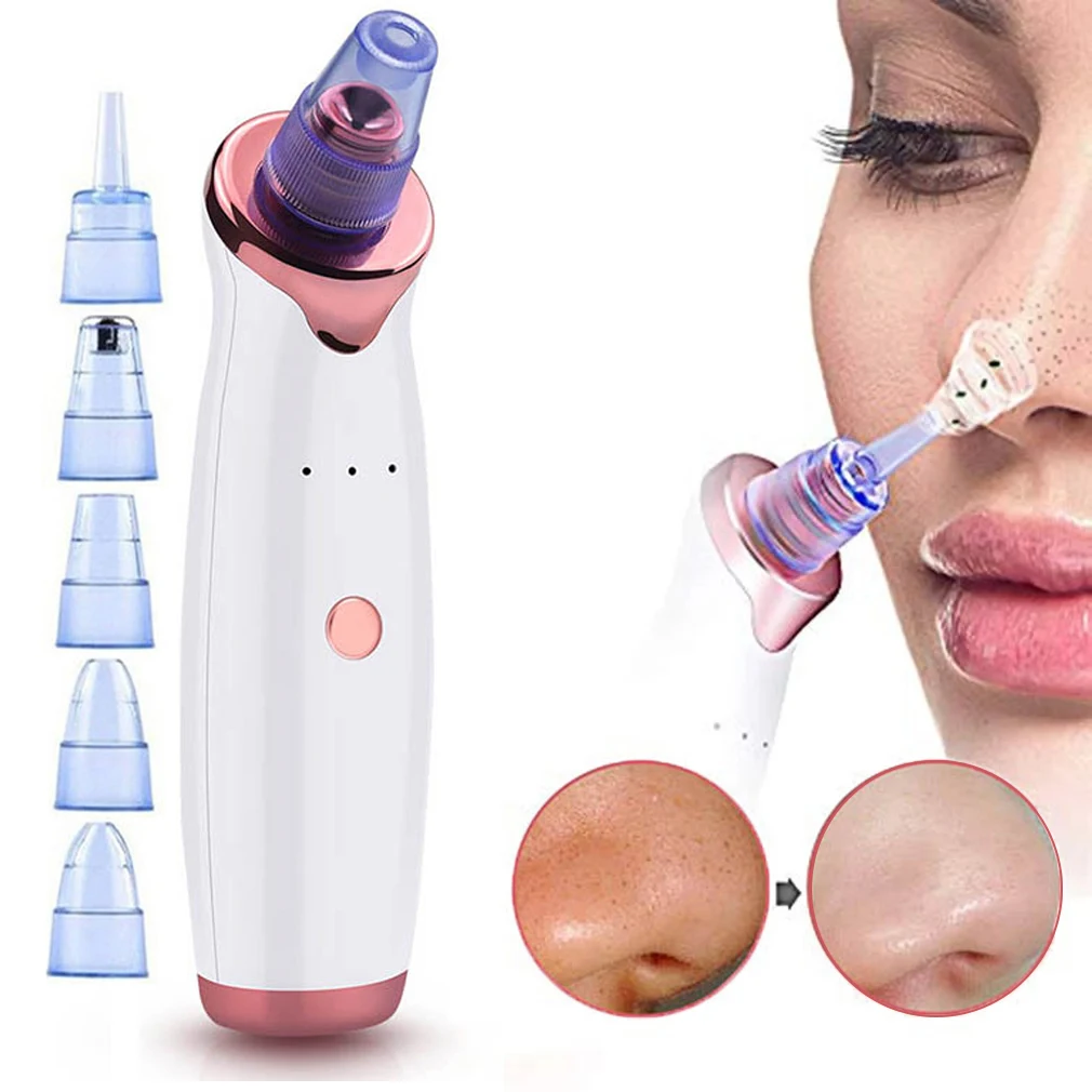 

Deep Pore Blackhead Remover Cleaner Face Acne Pimple Removal Vacuum Suction Facial T Zone Pore Cleaner Beauty Care Skin Tools