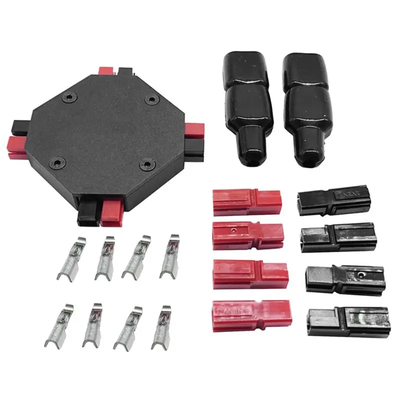 

Portable PowerPole Power Splitter 4-CH Power Supply Distributor for HAM Radio Accessories X6HA