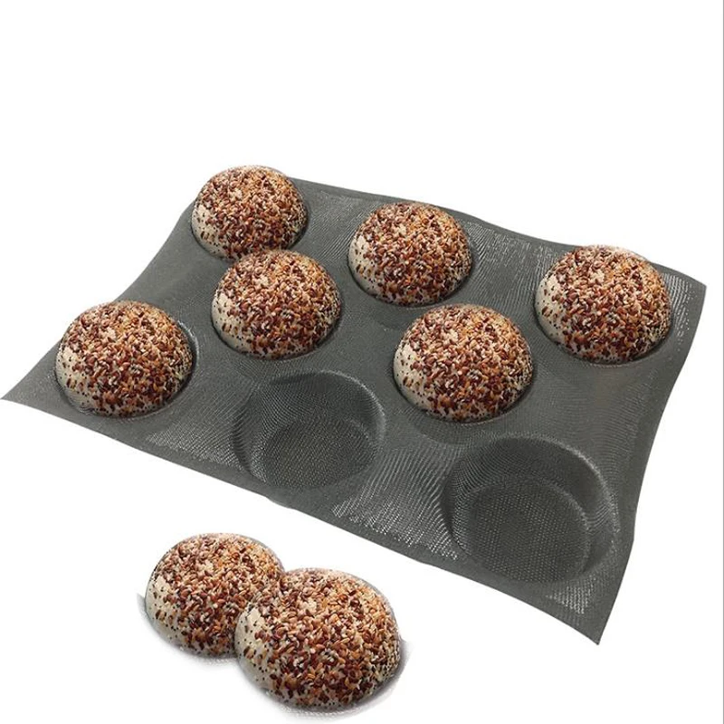 Meibum 8 полость вокруг хлеба выпекайте форму гамбургер буфет Пан Маффин лоток