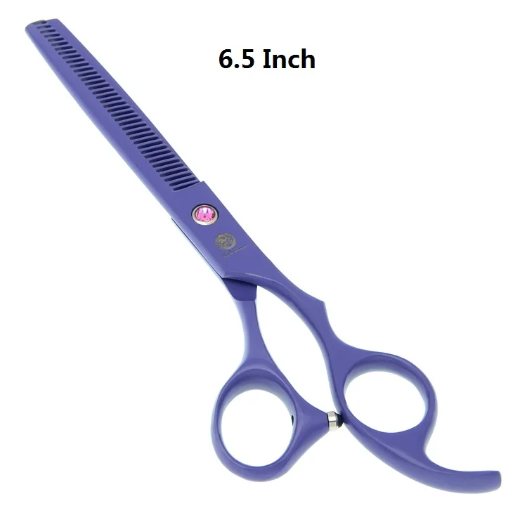 LZS0373 Thinning Фиолетовый дракон сталь 7," ножницы для ухода за собакой ножницы для резки домашних животных истончение обрезки клипер изогнутые Tesoura триммер для животных LZS0373 - Цвет: LZS0373 Thinning