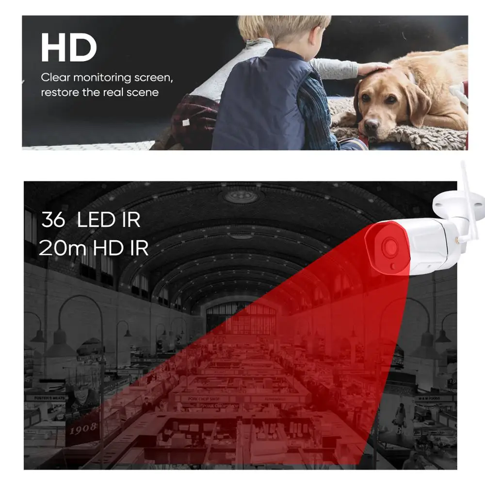 Eyes. sys аудио WiFi 720P Сеть IP CCTV HD беспроводной Звук Камера Безопасности