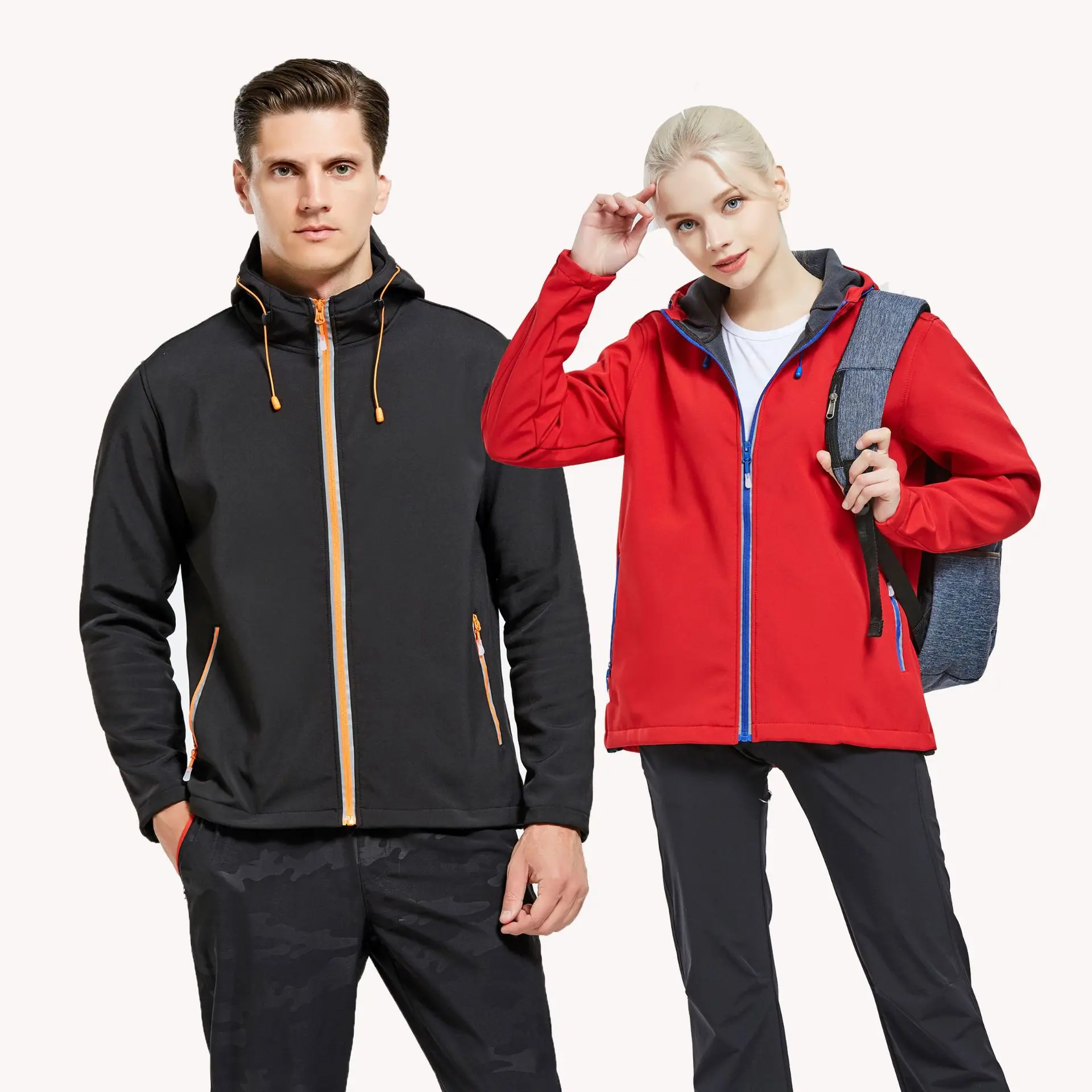 Уличная одежда для мужчин и женщин ветрозащитная флисовая мягкая куртка