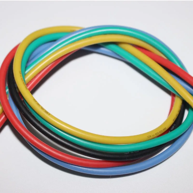 Силиконовый провод 14AWG 1 метр сверхгибкий кабель 2 мм2 для высокотемпературного