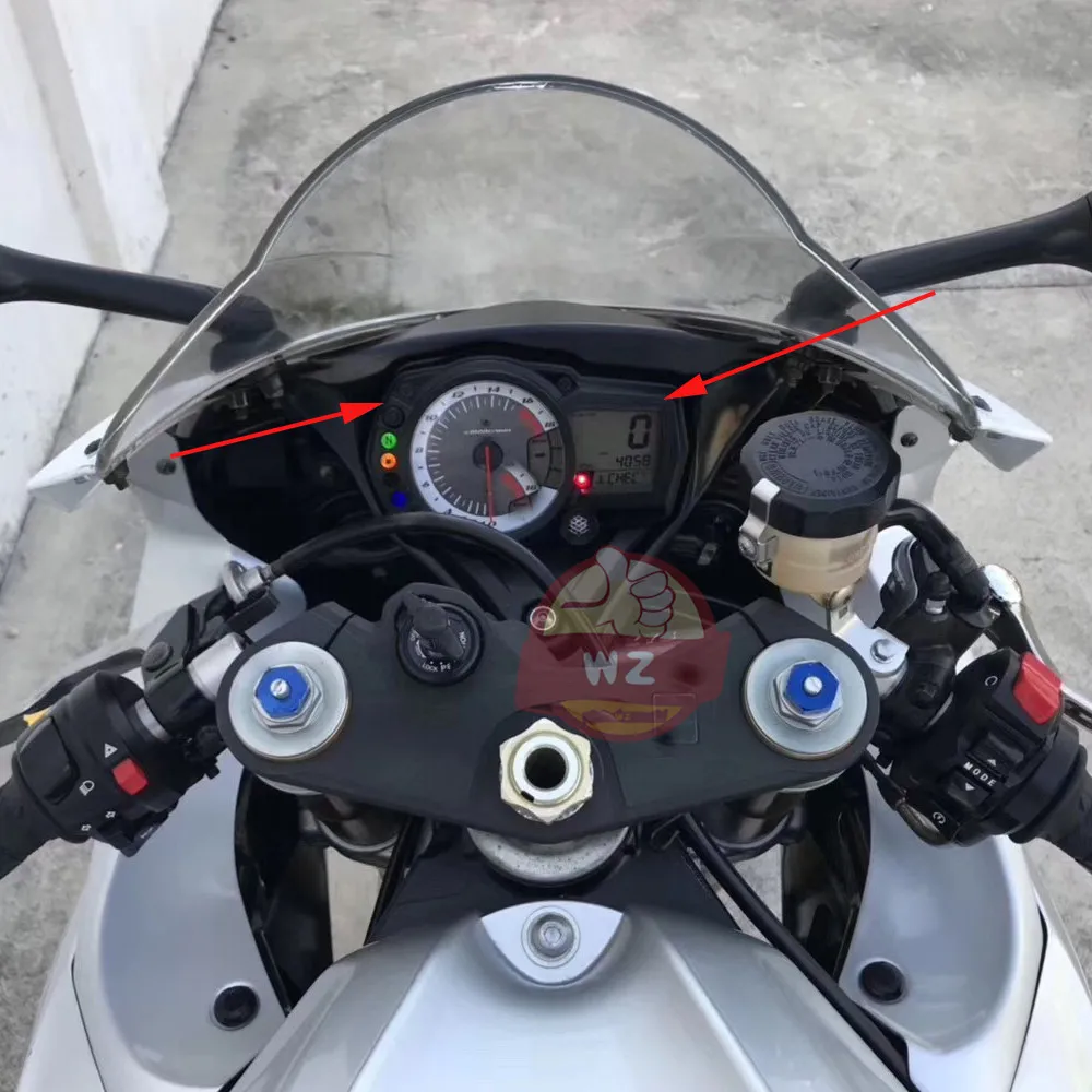 Для Suzuki GSXR600 GSXR750 Спидометр чехол одометр инструмент тахометр корпус 06-09 GSXR 600/750 K6 K7 K8 K9