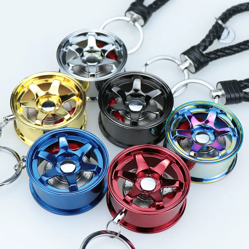 Из цинкового сплава колесный 45 мм брелок с колесом TE37 автозапчасти для мотоцикла