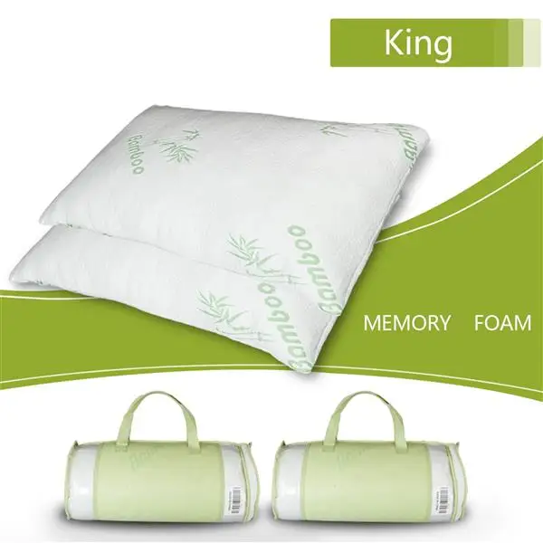 1pcs 45D Memory Foam Pillow With Bamboo Fiber Cover Premium 