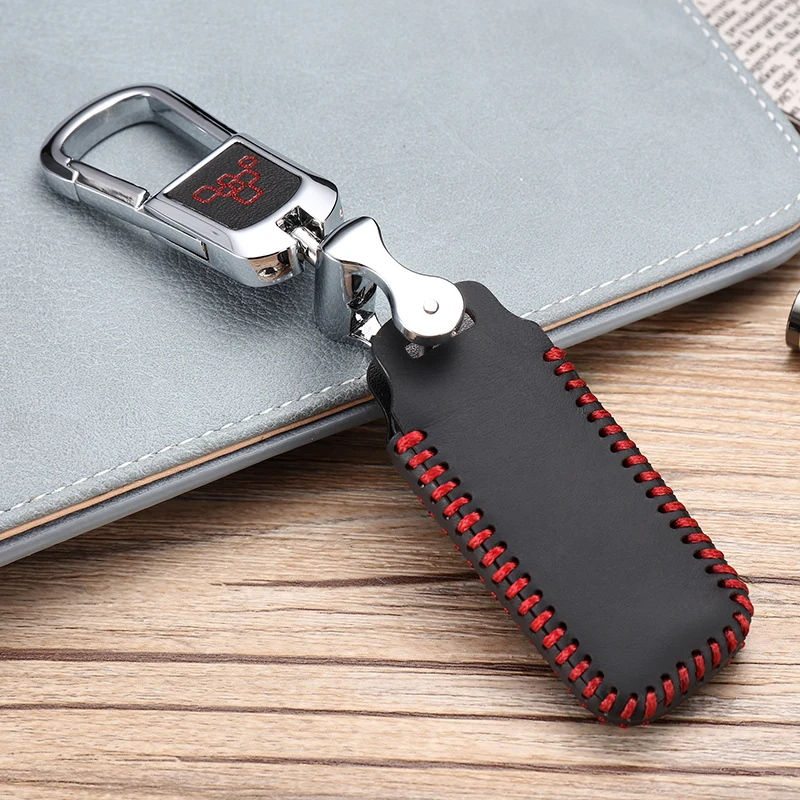 

LUCKEASY For volvo s90 v90 xc90 2017 2018 Car Key bag case wallet holder key cover