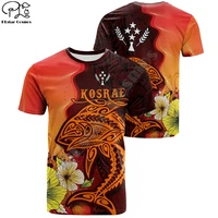 plstar cosmos 2021 polynesia new fashion menwomen kosrae t shirts 3d print designed summer short sleeve tee brand tops style 6