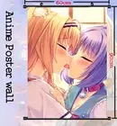 Аниме некопара домашний декор плакат настенный печать свиток 40x55 см HD подарок настенный плакат холст живопись твердый дерево висящий свиток