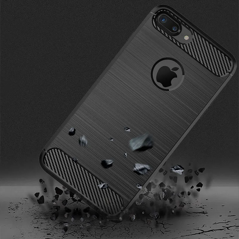 Ультратонкий силиконовый чехол из ТПУ для Apple iPhone 7 Plus резиновые чехлы