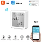 Датчик температуры и влажности Tuya, умный комнатный гигрометр-термометр с поддержкой Bluetooth и Wi-Fi, работает с приложением Smart Life