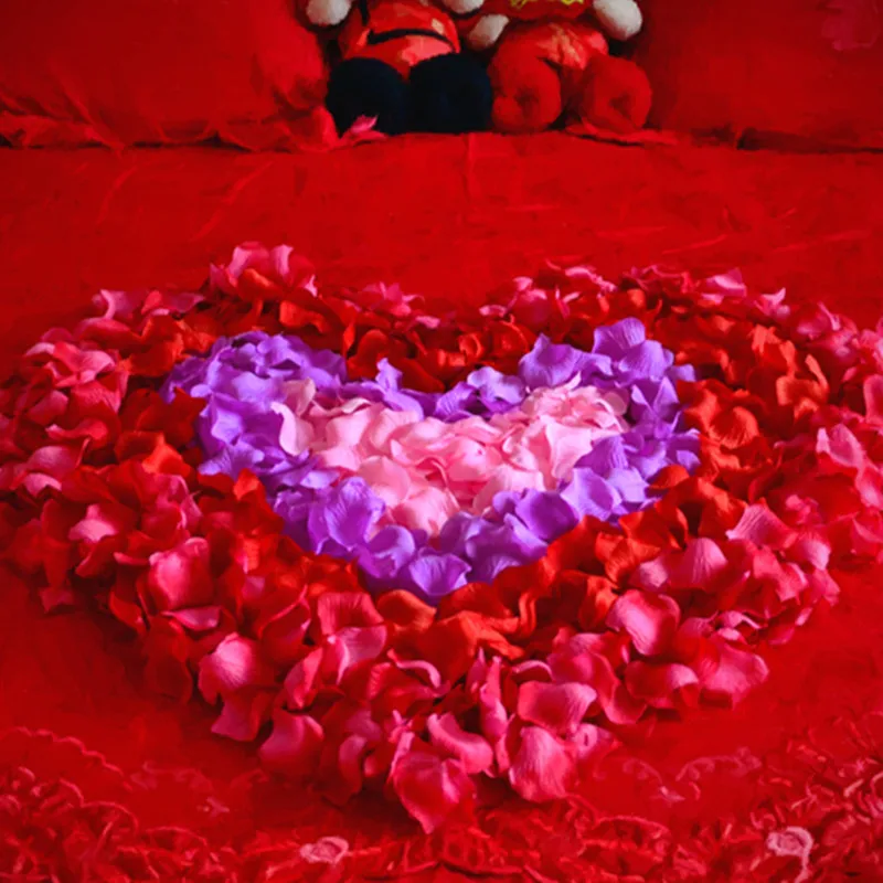 100 шт Pefect имитация лепестков вручение цветов лепестки роз свадебные цветочные