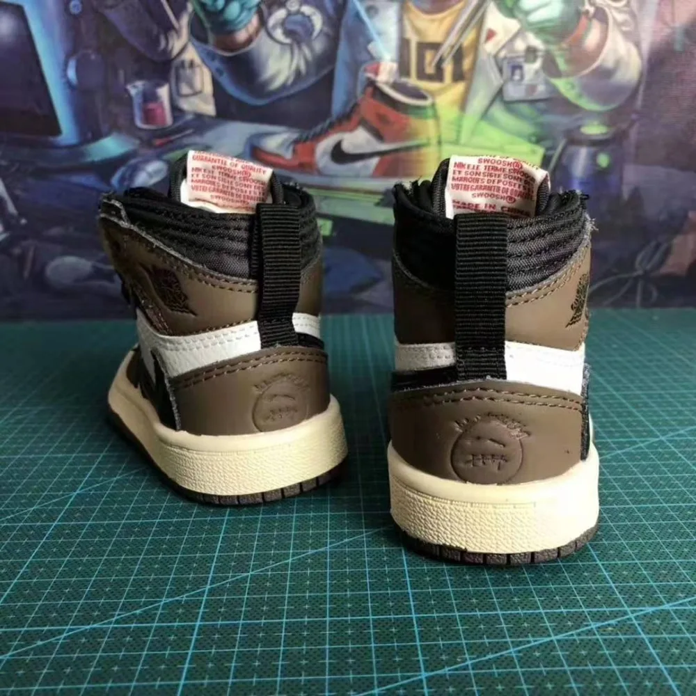 AJ1 тапки брелки 3D Милые баскетбольные кроссовки кулон креативная модель популярный подарок на день рождения
