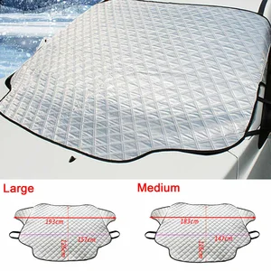 magnetic car windshield snow frost cover winter ice snow frost guard sun shade protector car front windshield ice snow cover free global shipping