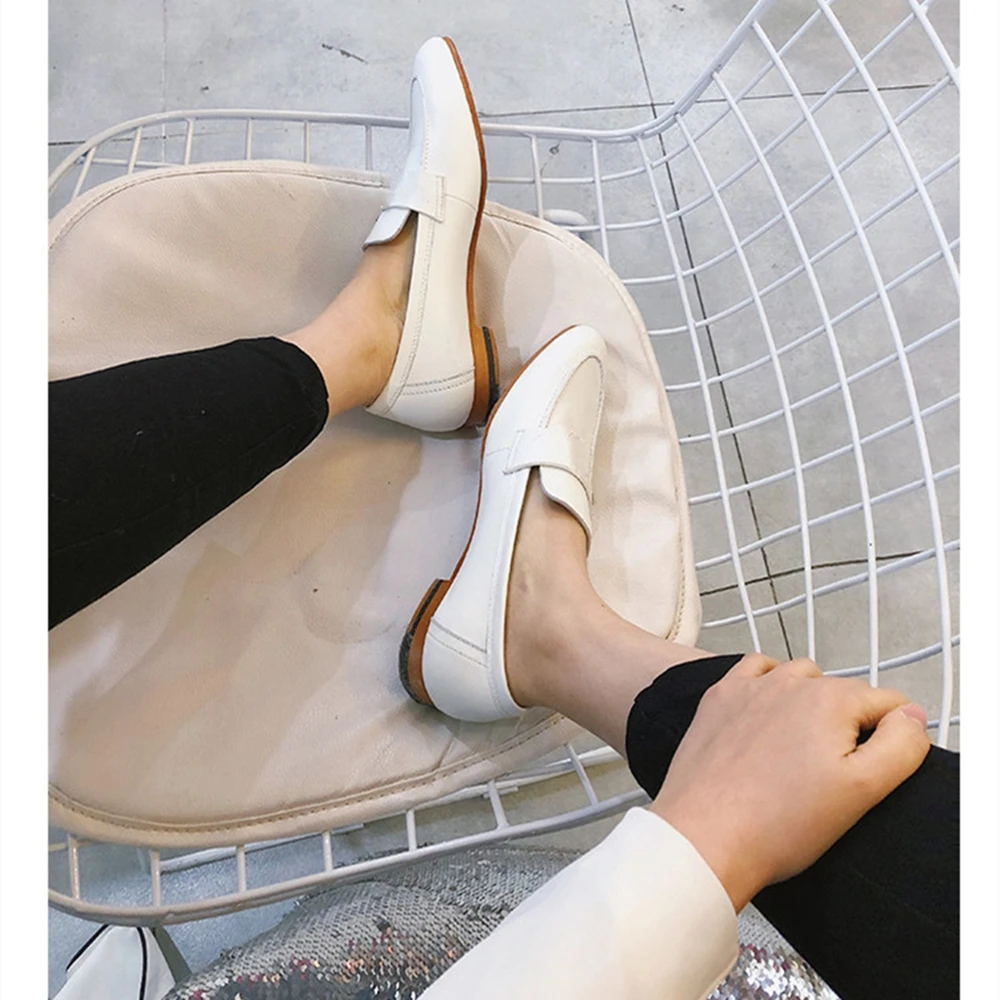 Brand Design Women's Slipper Shoes Round Toe Genuine Leather Four Style Slippers Ladies Summer Hot Sell Size 34-41 | Обувь