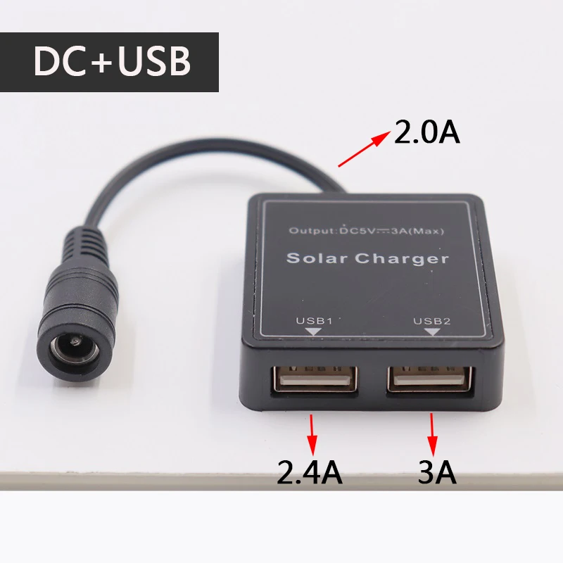 100 Вт 18В Портативный Панели солнечные двойной USB Мощность банка внешний Батарея