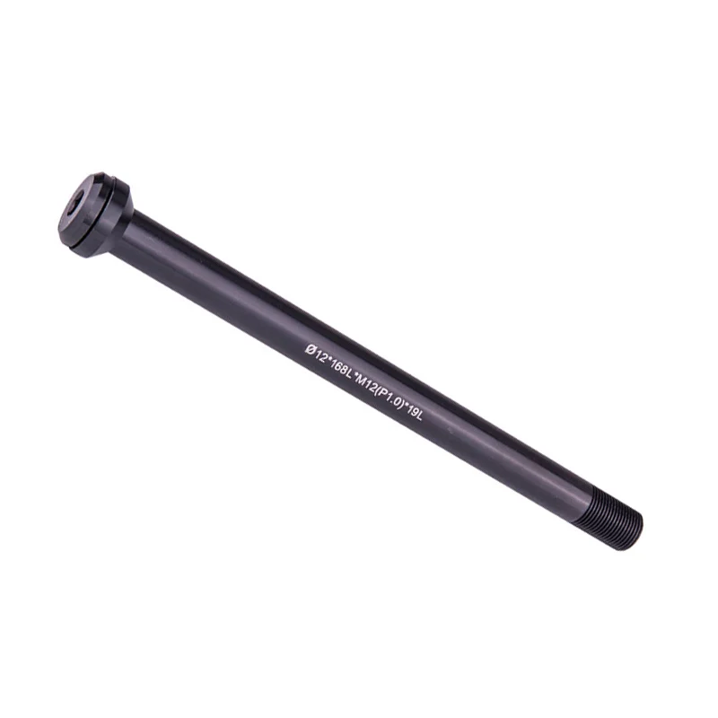 

MTB Road Bike Front Rear Thru Axle Lever Quick Release Skewer Bike Tube Shaft Bicycle Accessories 168L*M12MM(P1.0)*19L