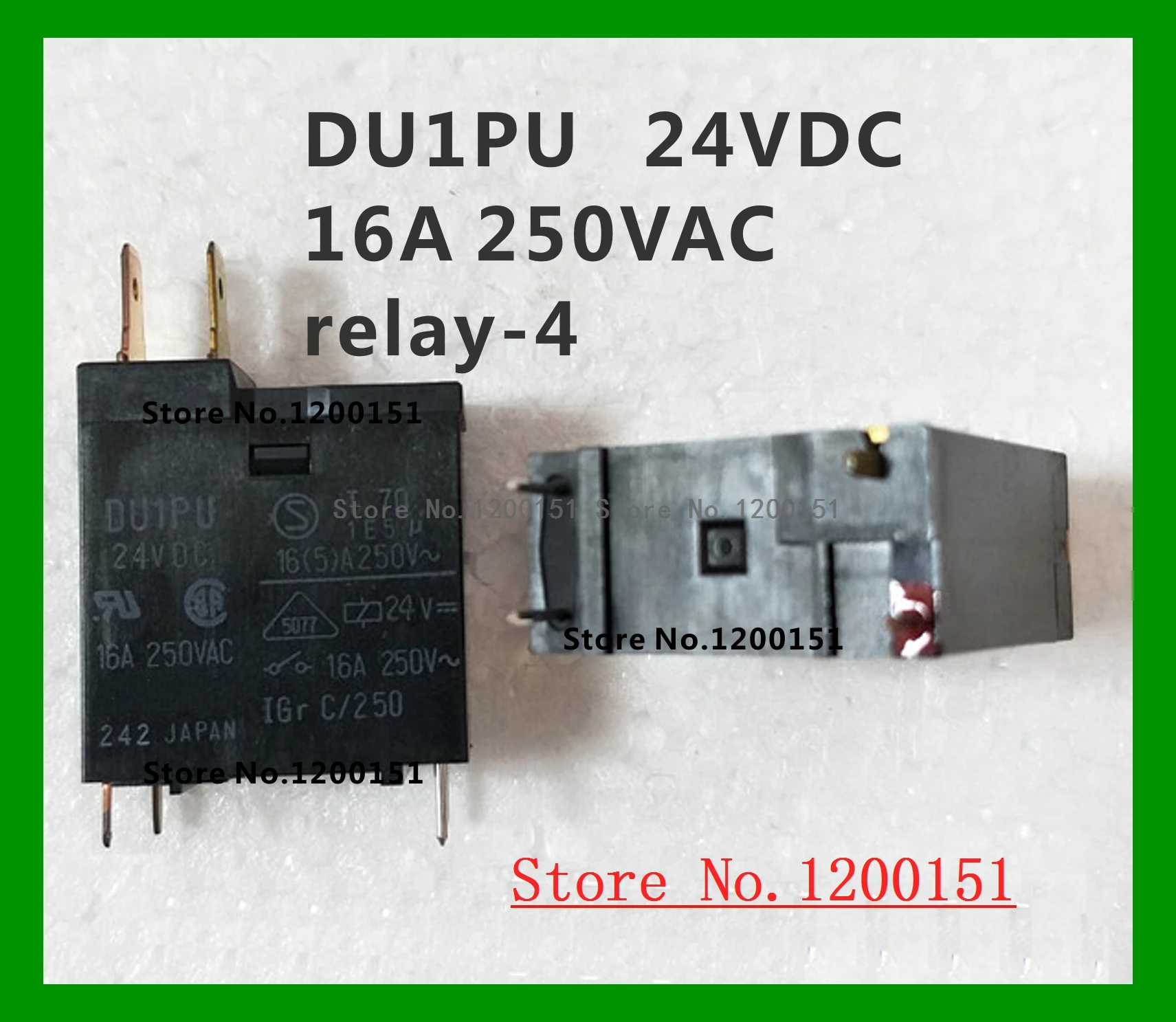 DU1PU 12VDC 18VDC 24VDC 16A 250VAC реле 4|dec| |