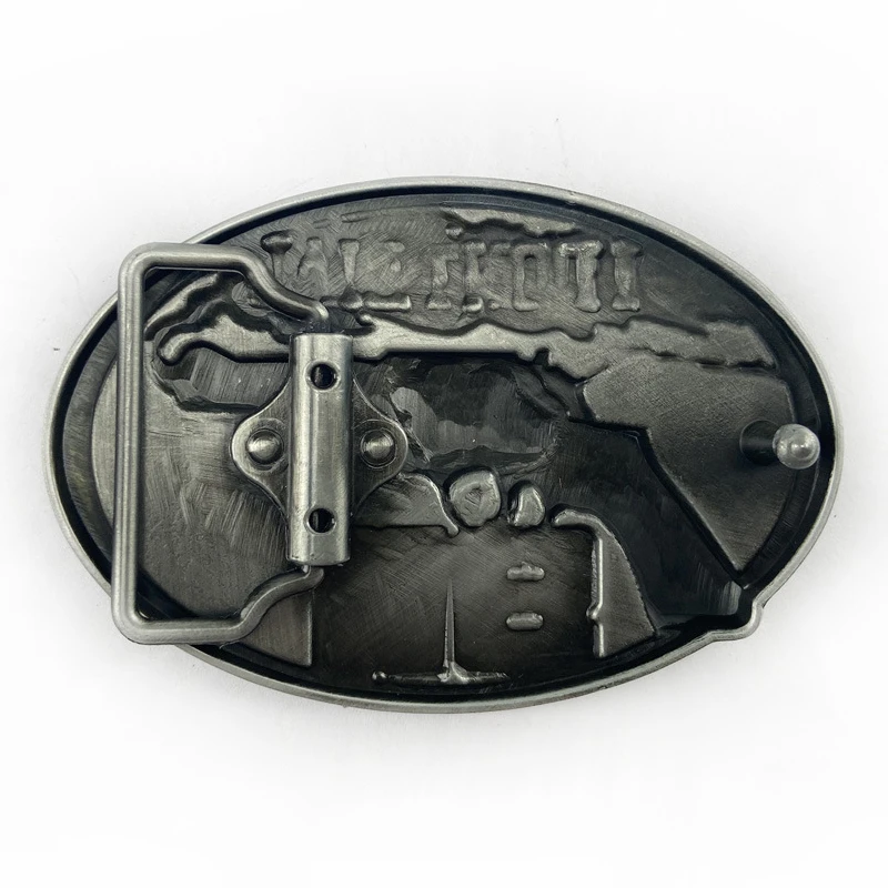 Стильный 3D пистолет Модель металлический ремень пряжка для мужчин и женщин