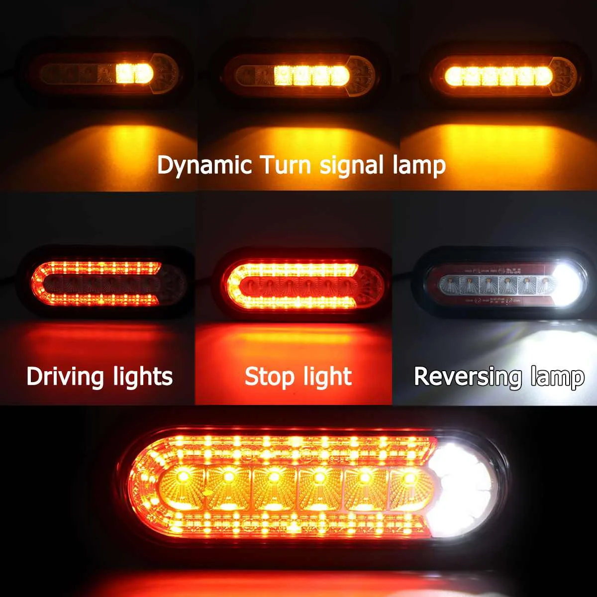 Светодиодный стоп-светильник для грузовика 12 В 24 | Автомобили и мотоциклы