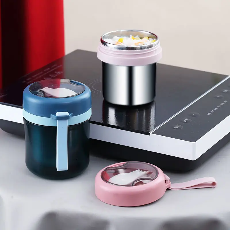 304 изолированный Ланч бокс из нержавеющей стали портативная термобанка для