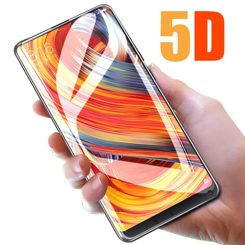 Закаленное стекло 5D с полным покрытием для Xiaomi Mi A2 Lite Mi5X Mi6X экрана 8 A1 Mix 2 на Redmi 6A 6