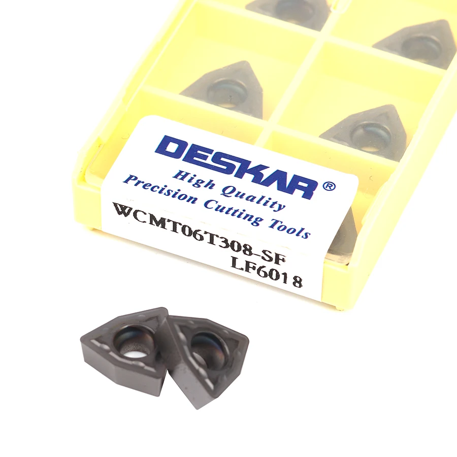 

WCMX030208-SF WCMX040208-SF WCMT050308-SF WCMT06T208-SF WCMT080412-SF LF6018 carbide CNC insert,for stainless steel,a box of ten