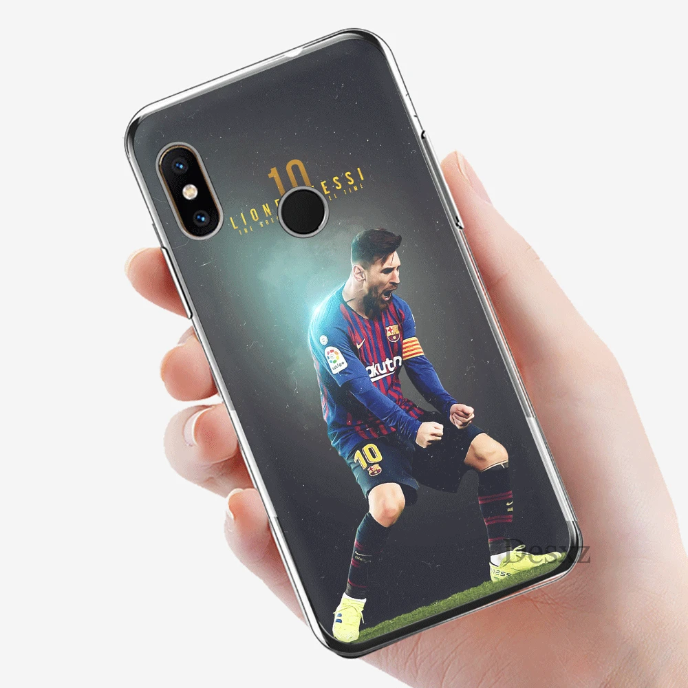 H10 Мобильный чехол для телефона для Xiaomi Redmi Note 4 4X3, 5, 6, 7 Pro 5A твёрдая обложка защиты Футбол Лионель Leo 10 - Цвет: H10
