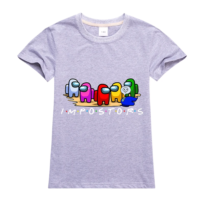 

New Game Summer Boys Cotton T-shirt Girls T Shirt Kawaii Funny Harajuku Children Tshirt Kids Tops Cartoon Graphic Tees