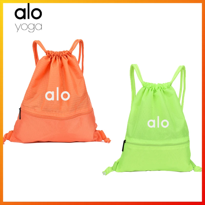 

Alo Yoga Portable Diagonal Fitness Bag Large-capacity Drawstring Bag For Men And Women Yoga Travel Bag Lightweight Backpack