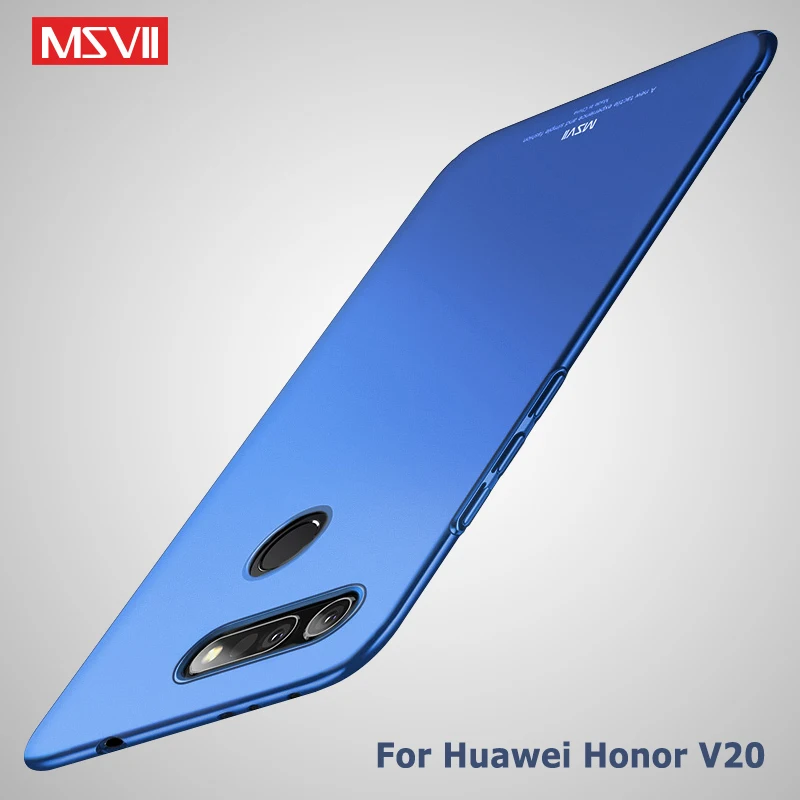 Honor View 20 чехол MSVII Тонкий матовый чехол для huawei Honor View 20 V20 чехол PC чехол для huawei Honor View 10 Lite V10 чехол