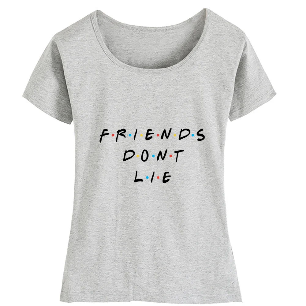 Рубашка с коротким рукавом для ТВ-шоу Friends Don Not Lie | Женская одежда