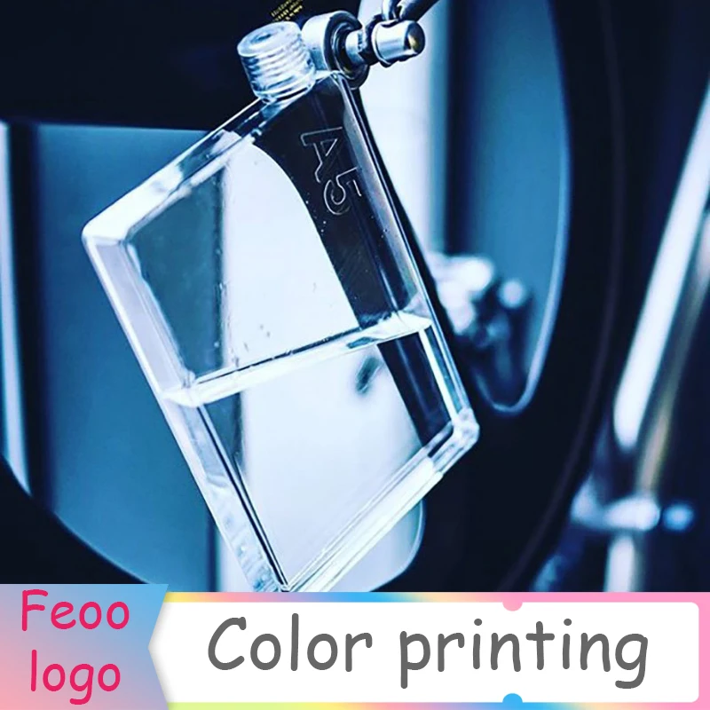 

A5 Flat Water Bottle Cup Grils A5 Flat Bottle Drinking Bottle for Water Portable Korean Creative Paper A5 Bottles