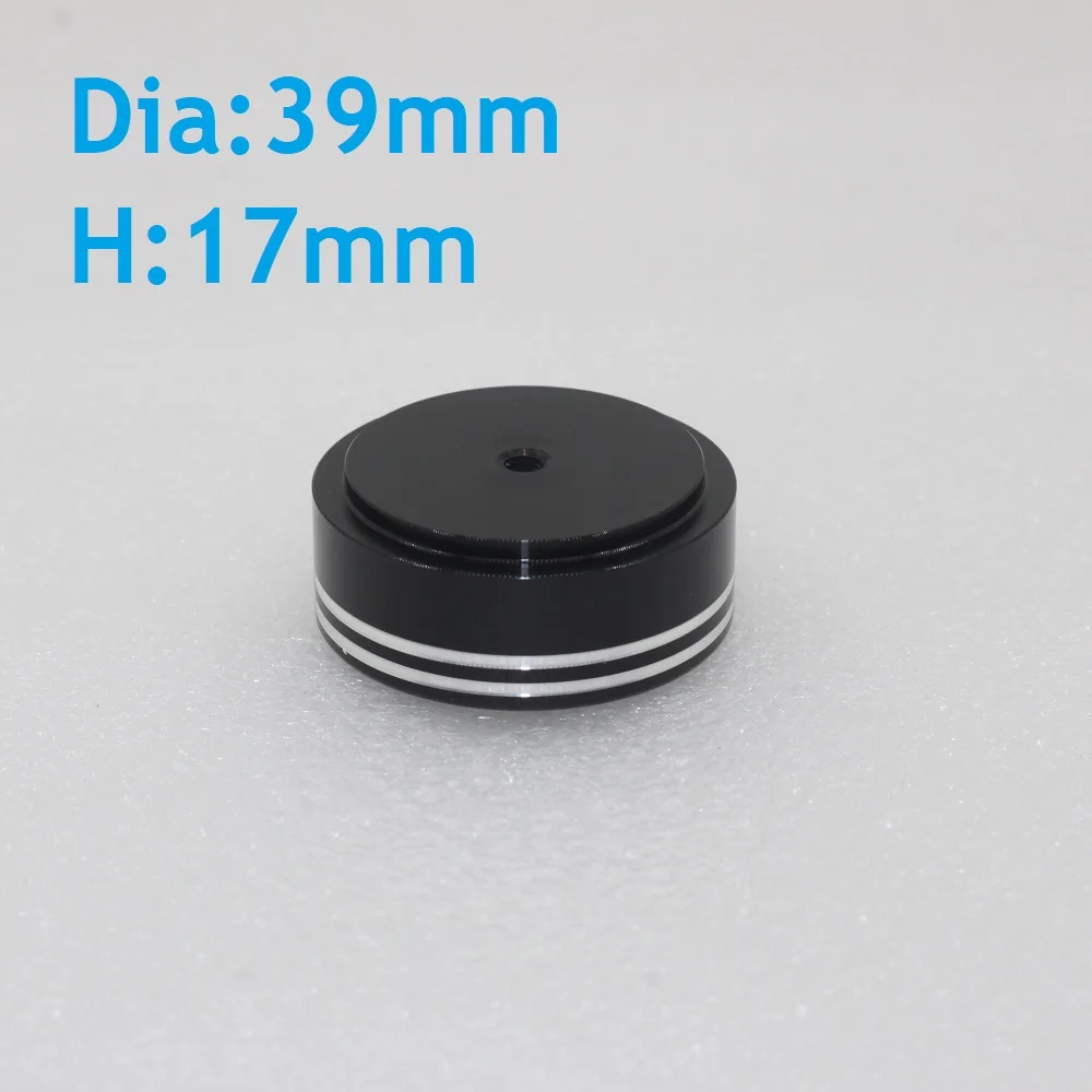 

4PCS Dia39 H17 Aluminum Alloy Feet Shock Absorption Foot Nail Pad 39mm Home Auido DIY Power Amplifier Foot