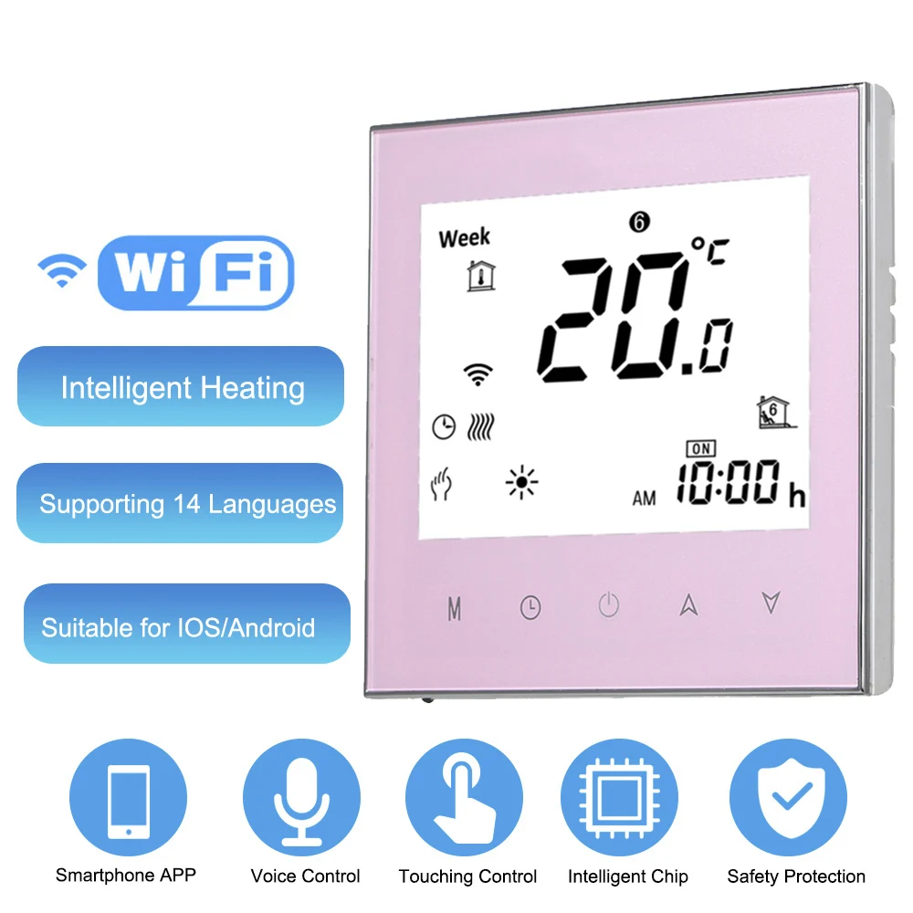 Цифровой термостат для подогрева воды с Wi Fi подключением и голосовым управлением